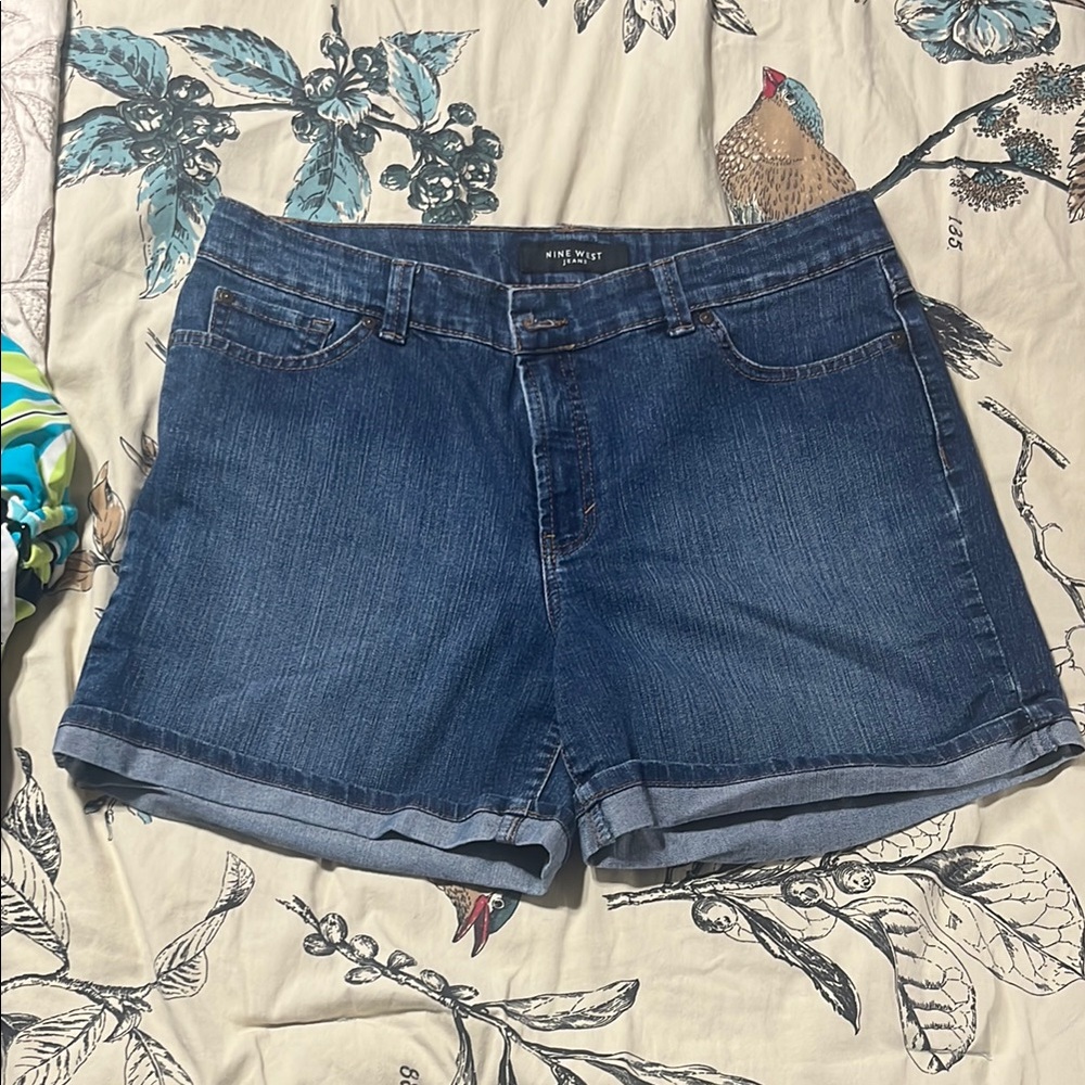 Nine West Women's Classic Blue Jean Shorts